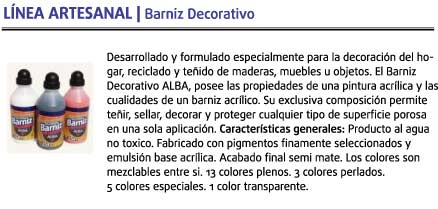 Barniz Decorativo